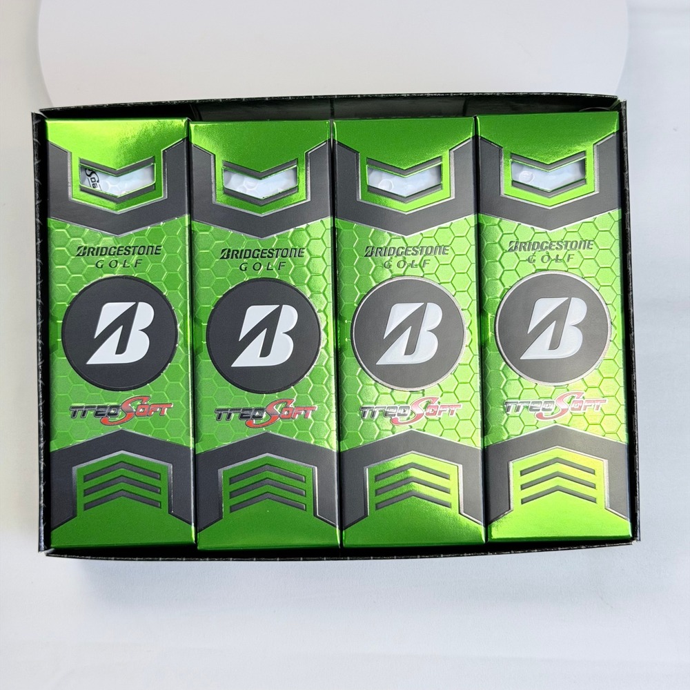 Bridgestone Golf Treosoft 12 Golf Balls Soft Gradational Core SFWXE White